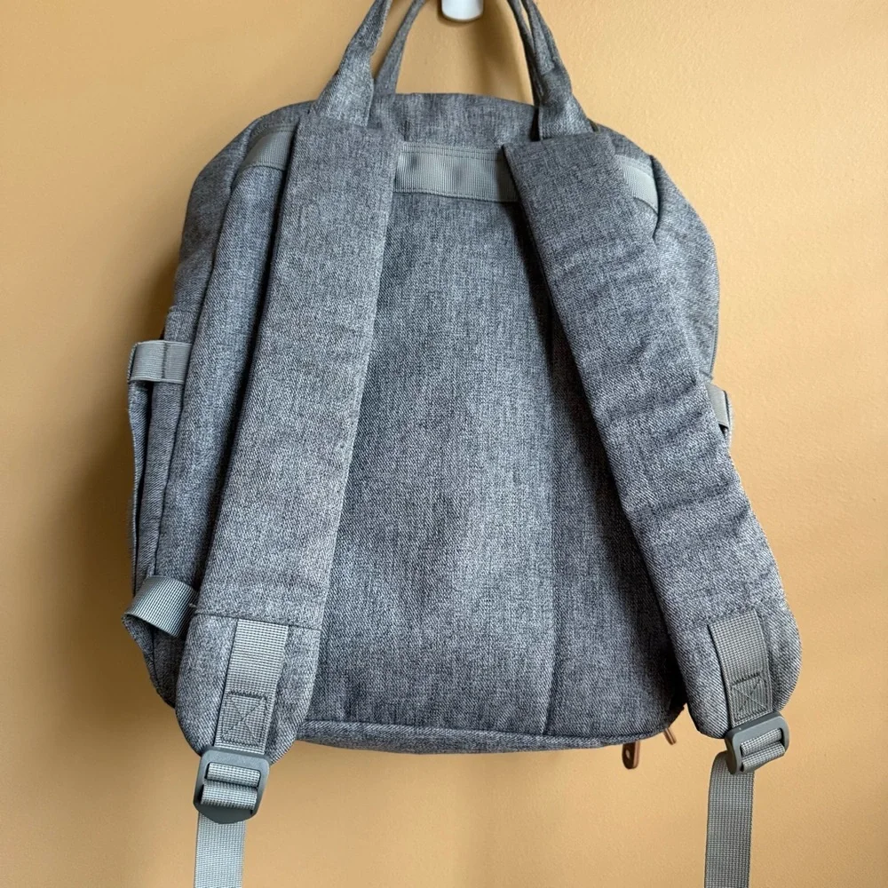 Ruvalino Gray Diaper Backpack Bag